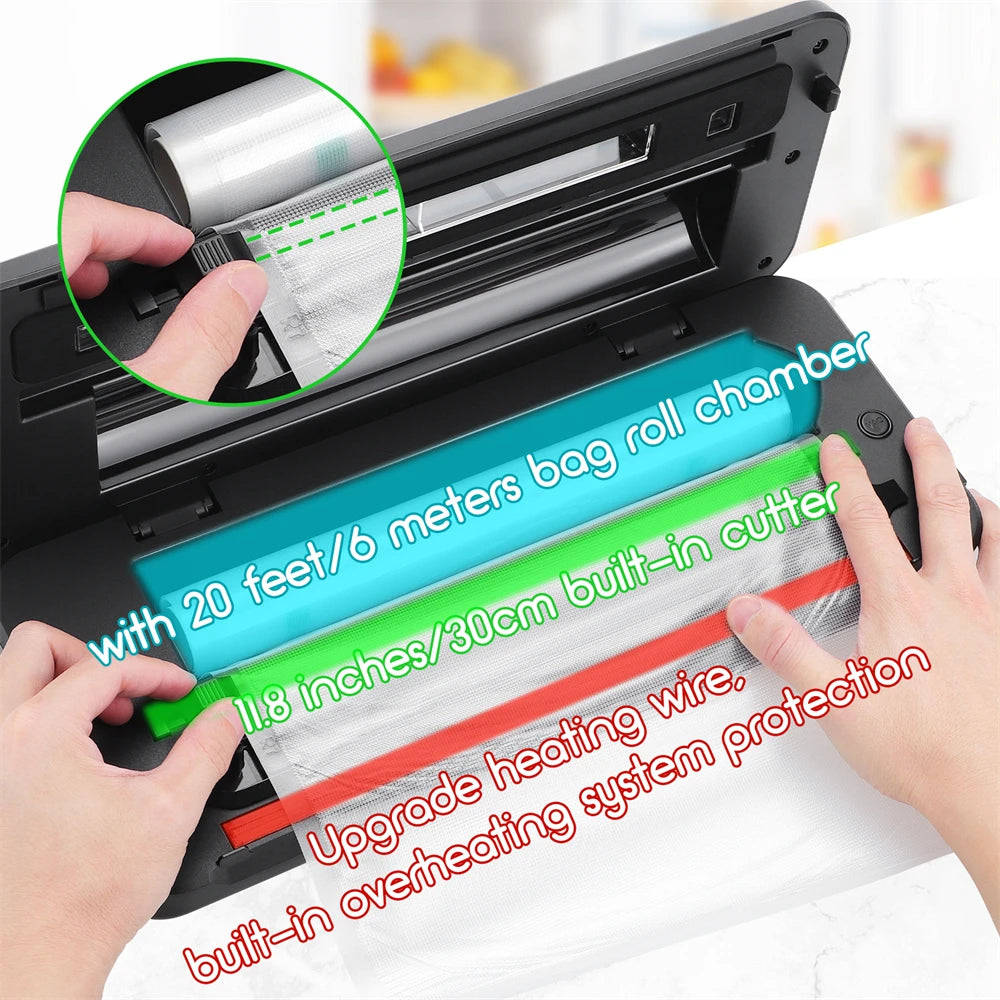 INKBIRDPLUS INK-VS03 - Strong Suction Food Vacuum Sealer