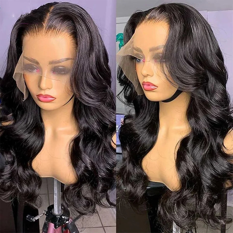 13x4 HD Lace Frontal Wigs For Women Body Wave Human Hair Lace Front Wig Brazilian Wavy Glueless Wig Pre Plucked With Baby Hair