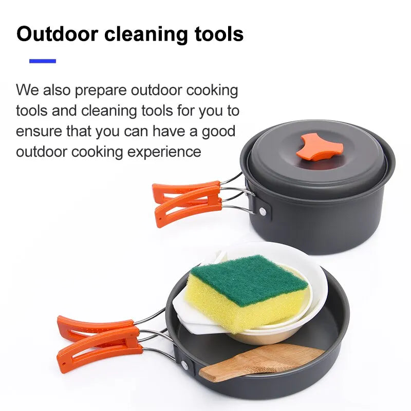 Widesea Camping Tableware Outdoor Cookware Set