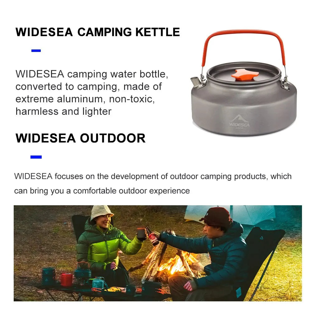 Widesea Lightweight Aluminium Alloy Camping Water Kettle