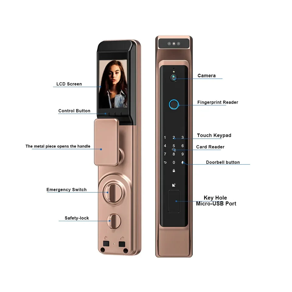 Smart Door Lock with 3D Face Recognition