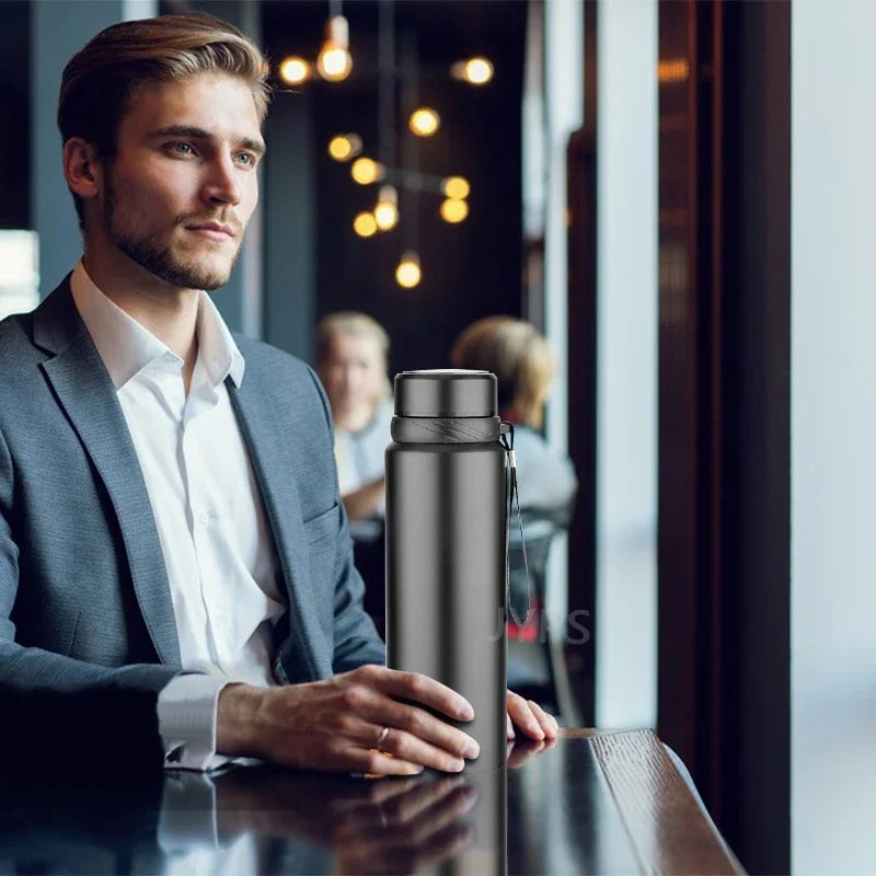 1L Stainless Steel Thermal Water Bottle