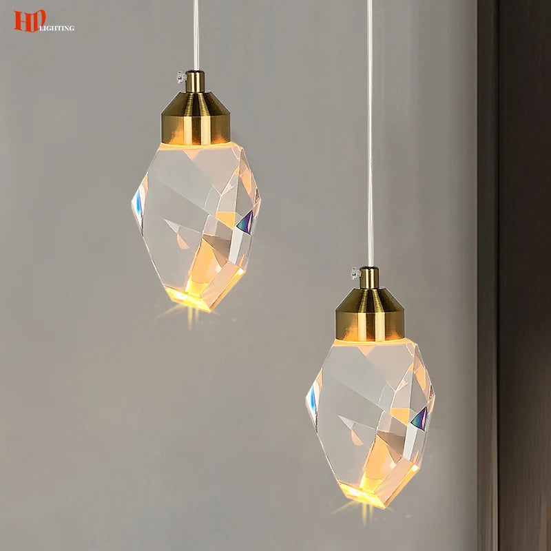 HD Luxury Crystal Pendant Lights