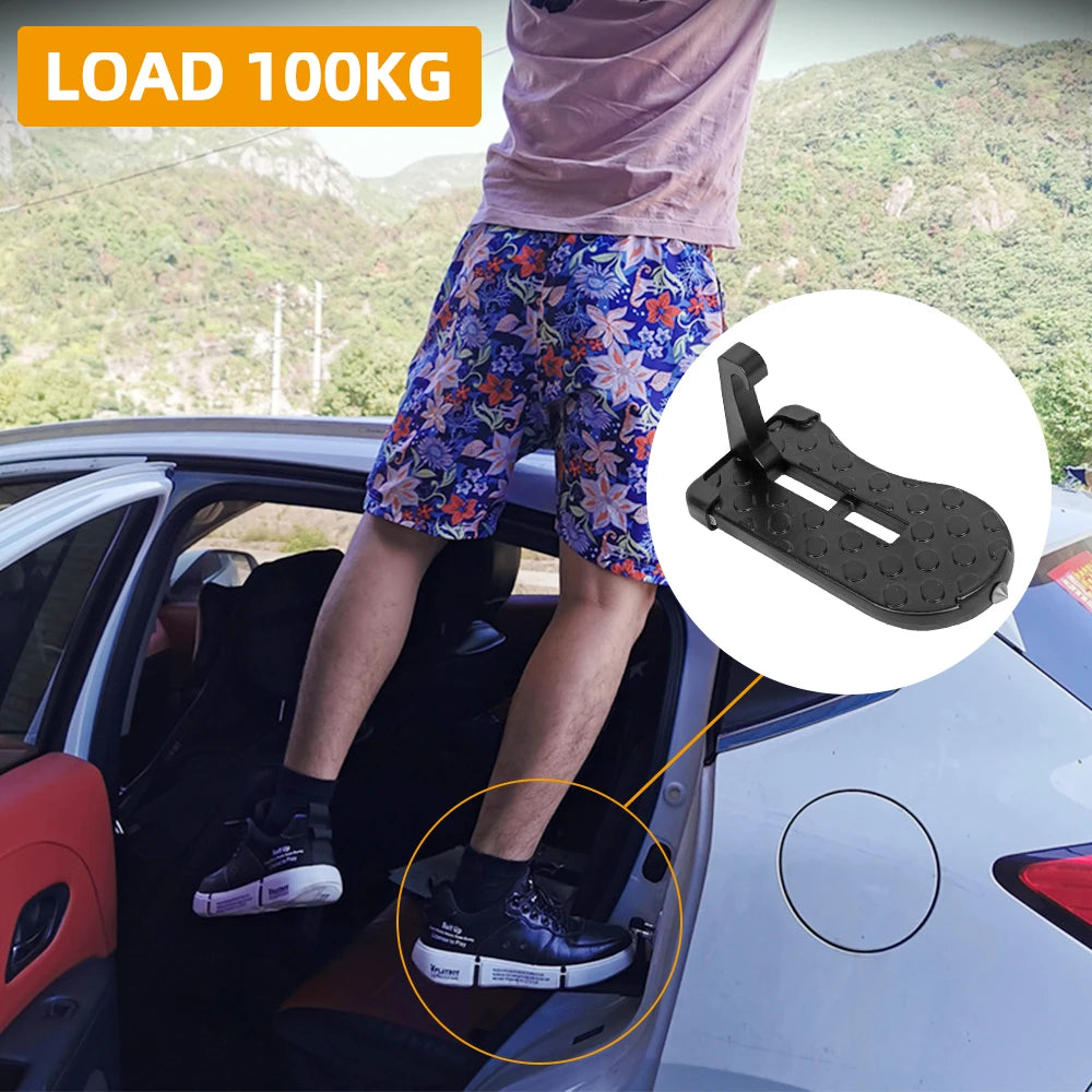 Caer Foldable Car Roof Rack Step - Universal Car Latch Hook