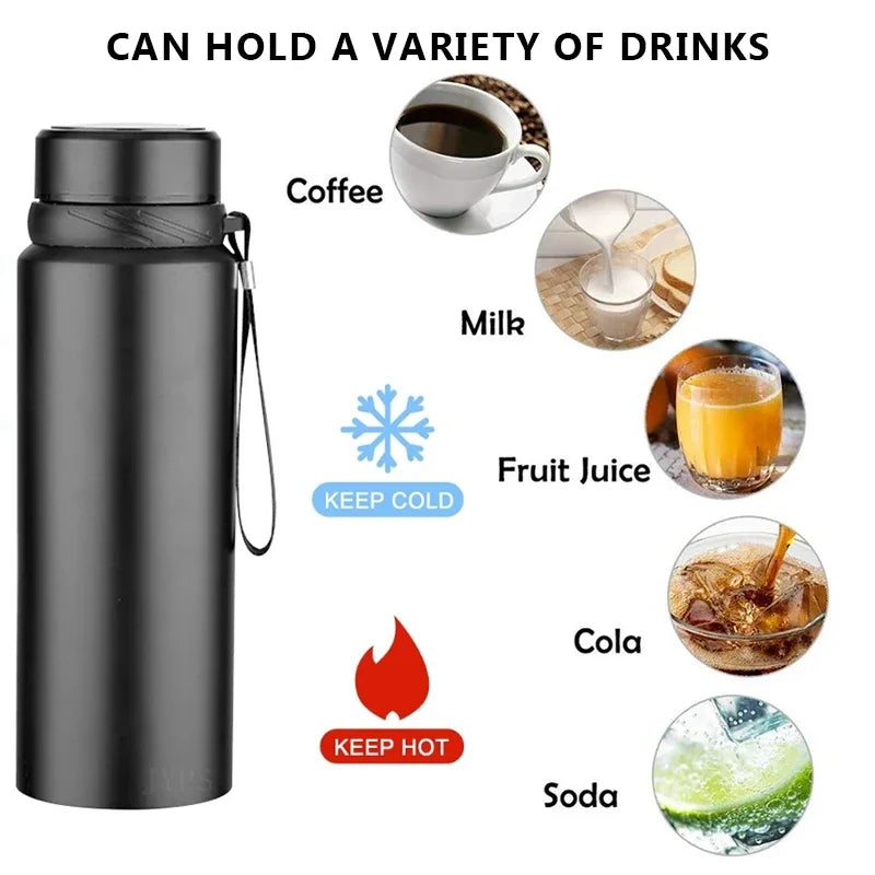 1L Stainless Steel Thermal Water Bottle