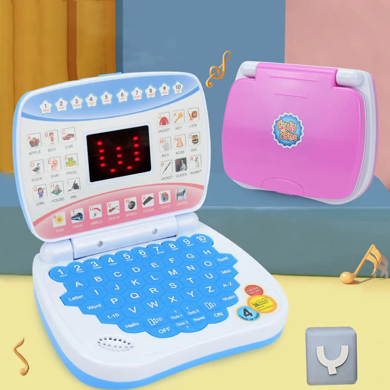 Learning Machine Laptop Computer Child Electronic Preschool Language Education Toys Gift Toddler Kid Developing Cognitive Skills