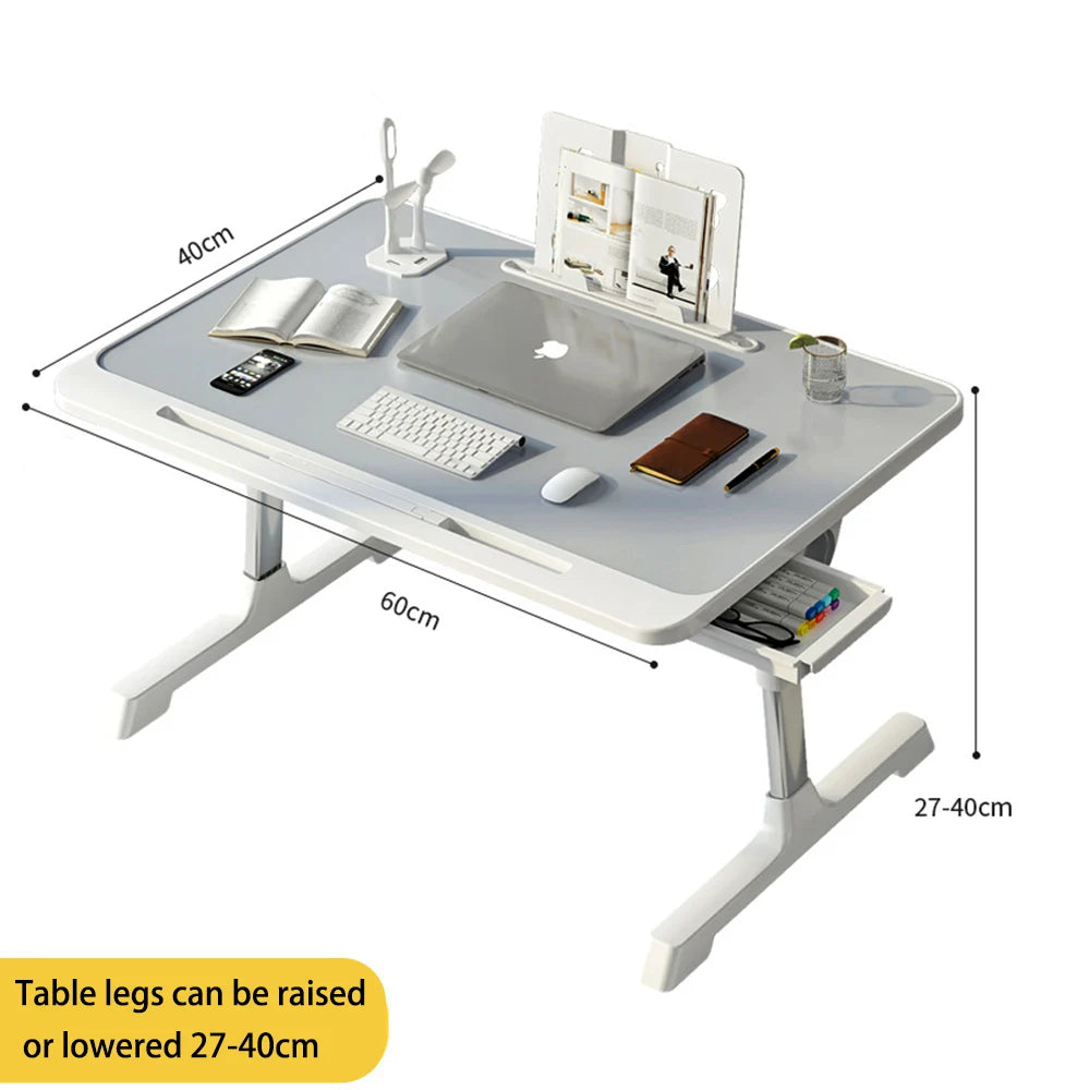 Foldable Lift Bed Desk - Compact Student Workspace