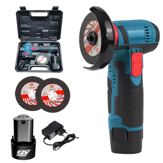 12V Mini Angle Grinder Rechargeable Grinding Tool Polishing Grinding Machine For Cutting Diamond Cordless Power Tools