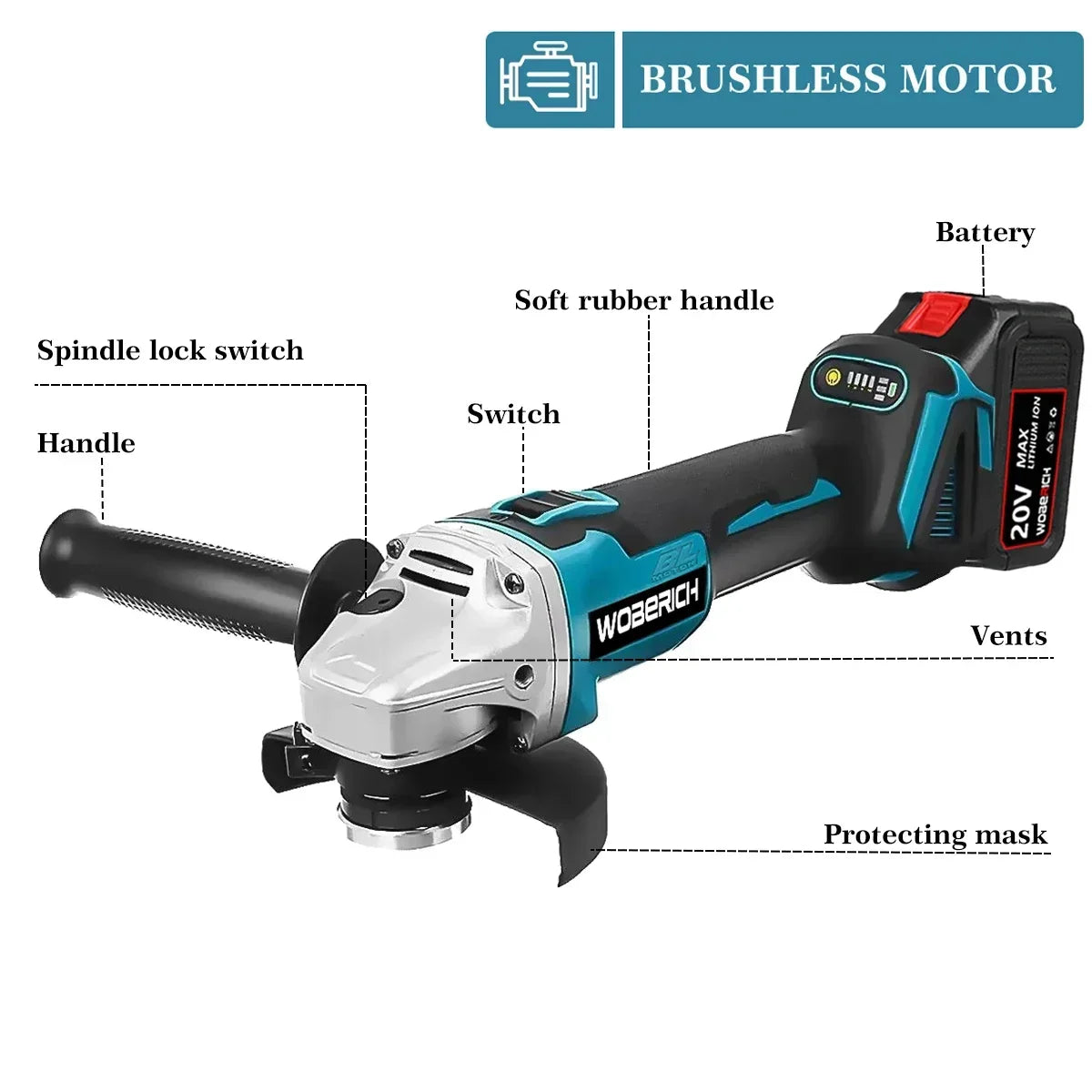 Brushless Electric Power Tool Combo Kit