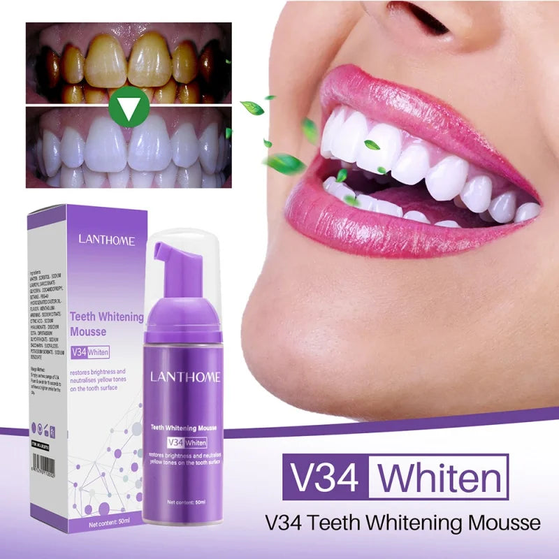 Teeth Whitening Mousse Toothpaste - Dental Care