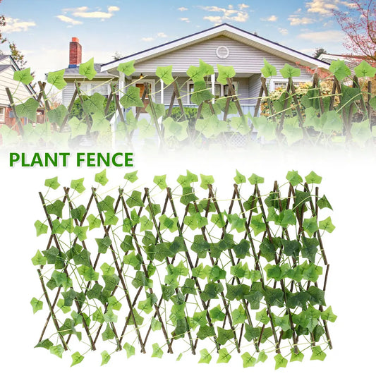 Artificial Ivy Expandable Garden Fence