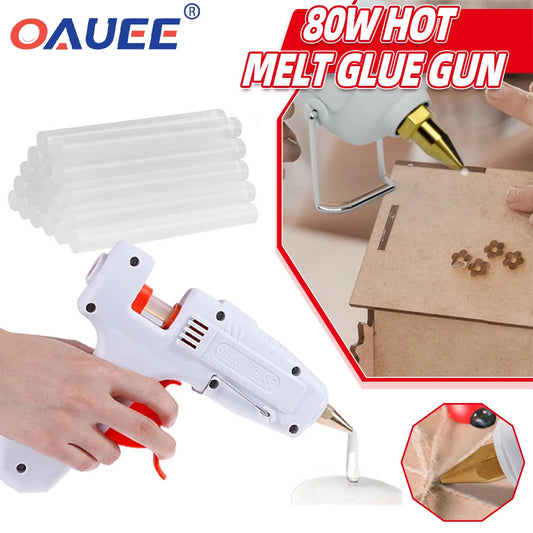 80W Hot Melt Glue Gun comes with an 11*200MM Glue Stick