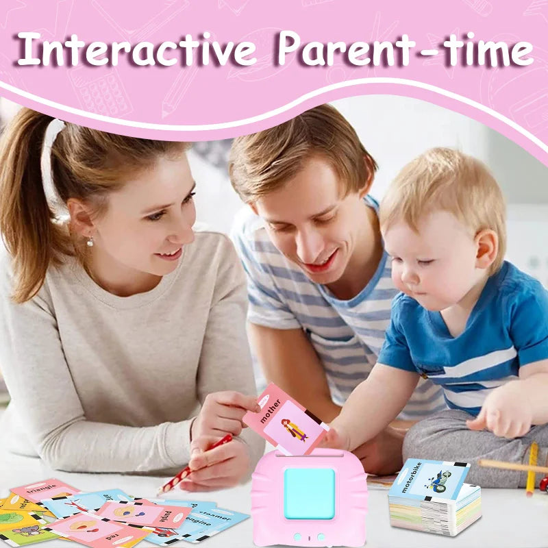 224 Word Language Learning Flash Cards Reader - Early Education Toy for Toddlers, Speech Therapy & Preschool Education for Kids