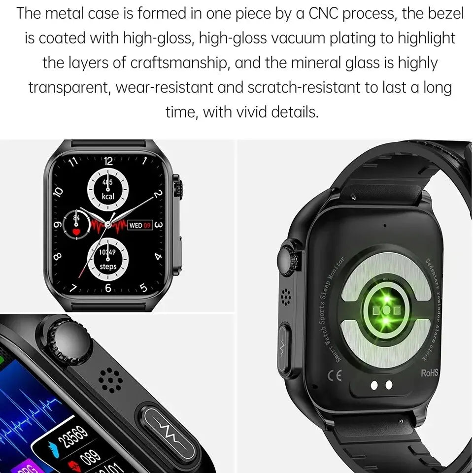 GEJIAN New IP67 Waterproof Smart Watch with Health Monitoring & Sport Features