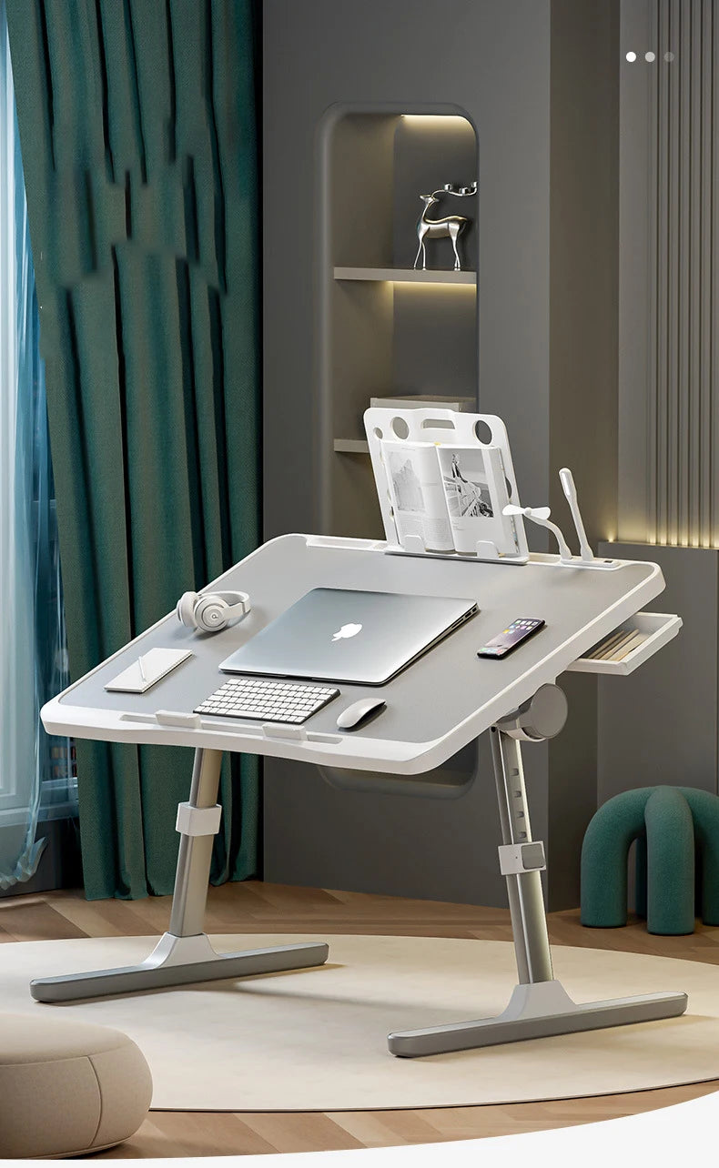 Adjustable Laptop Desk: Versatile Bedside Workstation