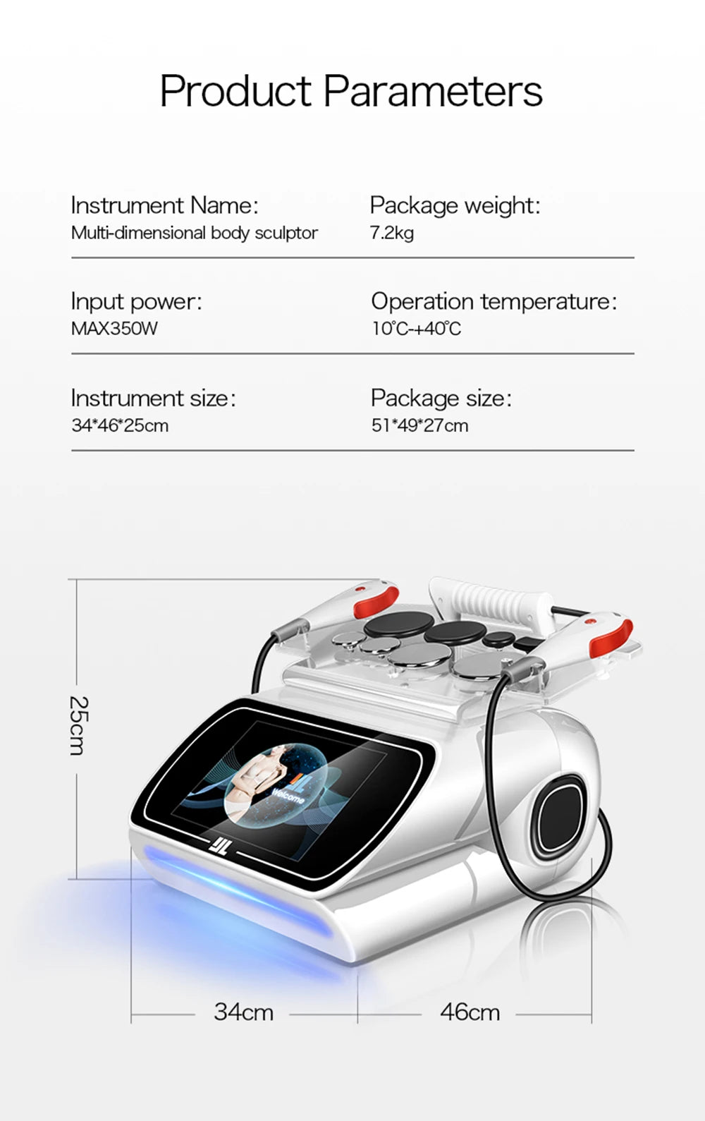 448KHZ RF Tecar Therapy RET CET Diathermy Fat Removal Machine