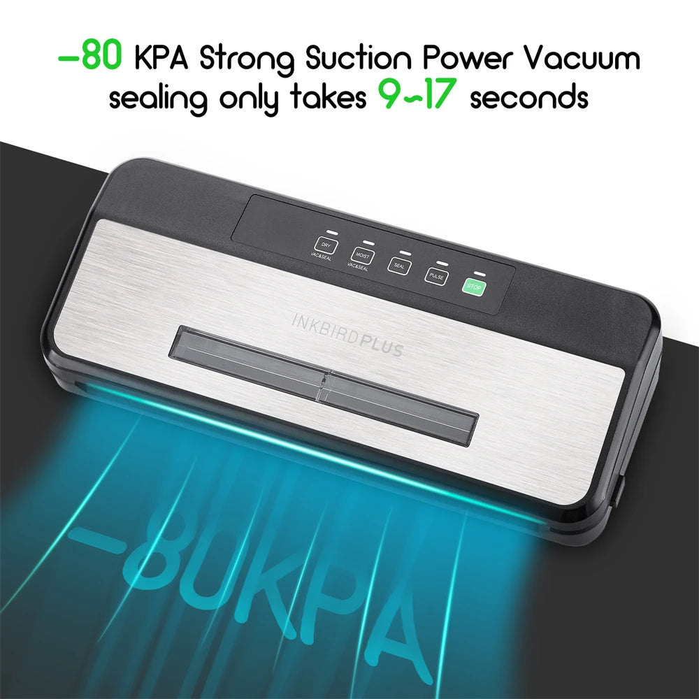 INKBIRDPLUS INK-VS03 - Strong Suction Food Vacuum Sealer