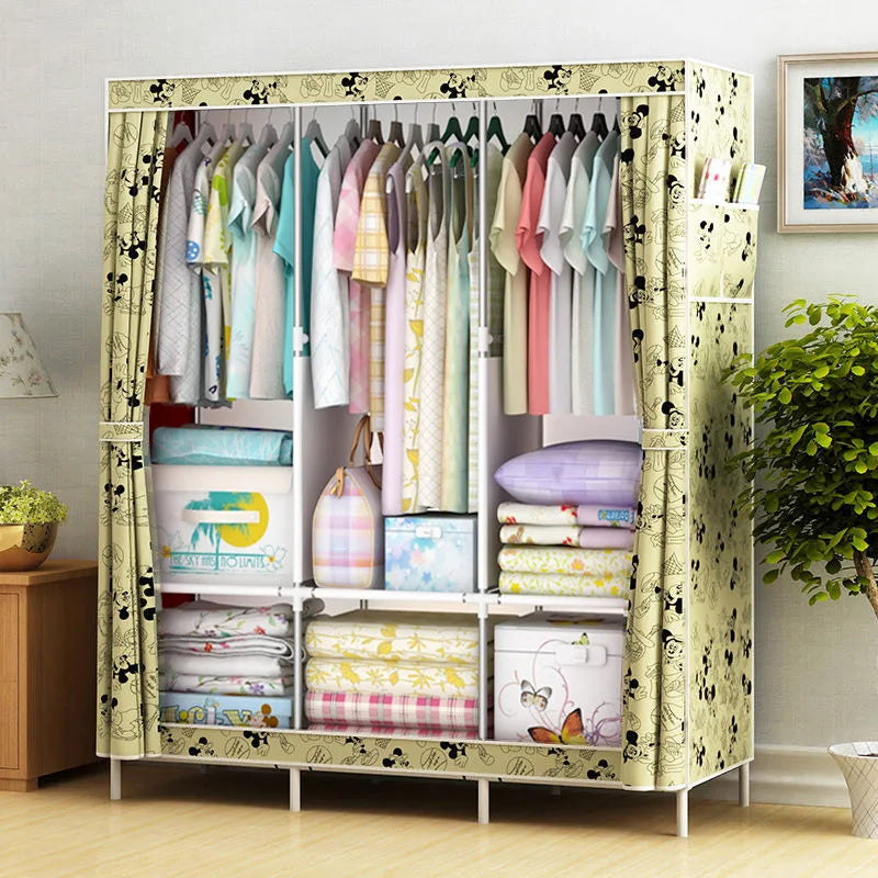 Reinforced Cloth Wardrobe: Dormitory Storage Solution