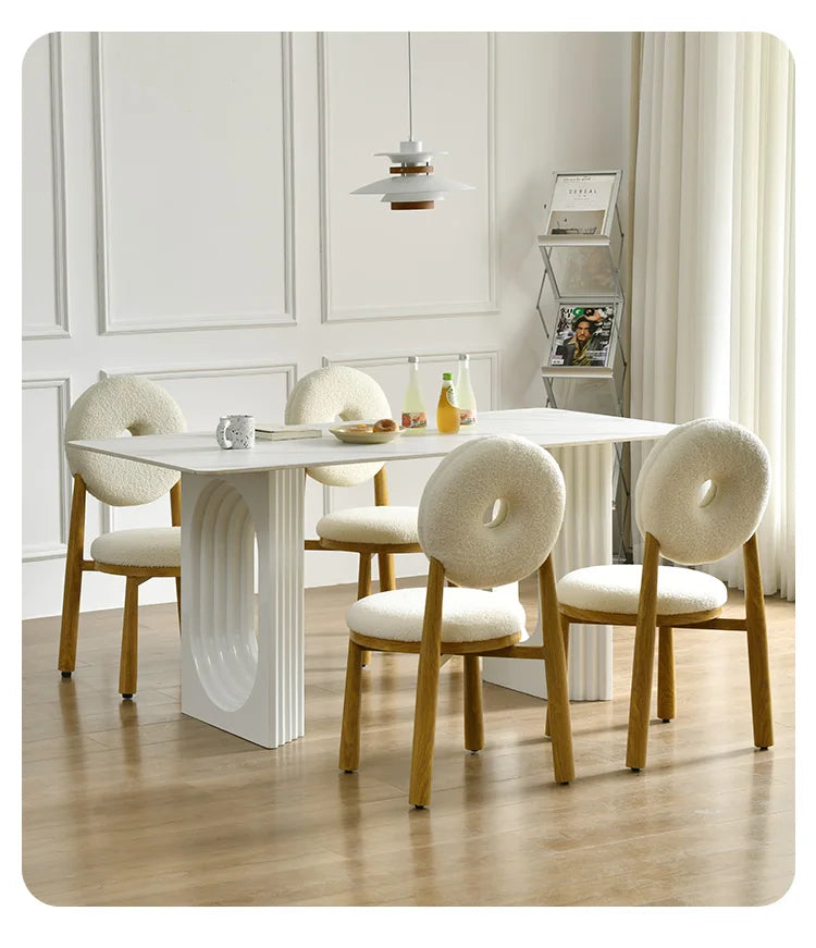 Multifunctional Dining Set - Elegant 4-Chair Ensemble