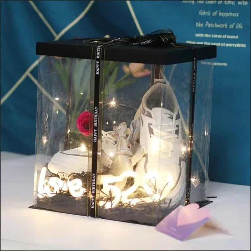 Large Transparent Cake Gift Box