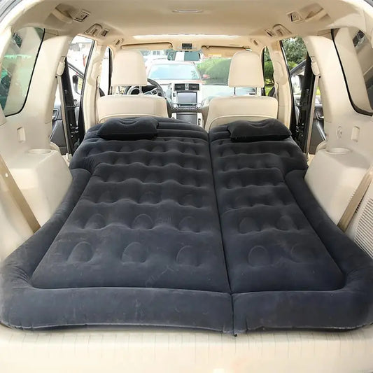 Camping Mattress For Car Sleeping Bed Travel Inflatable Mattress Air Bed For Car Universal SUV Extended With Two Air Pillows