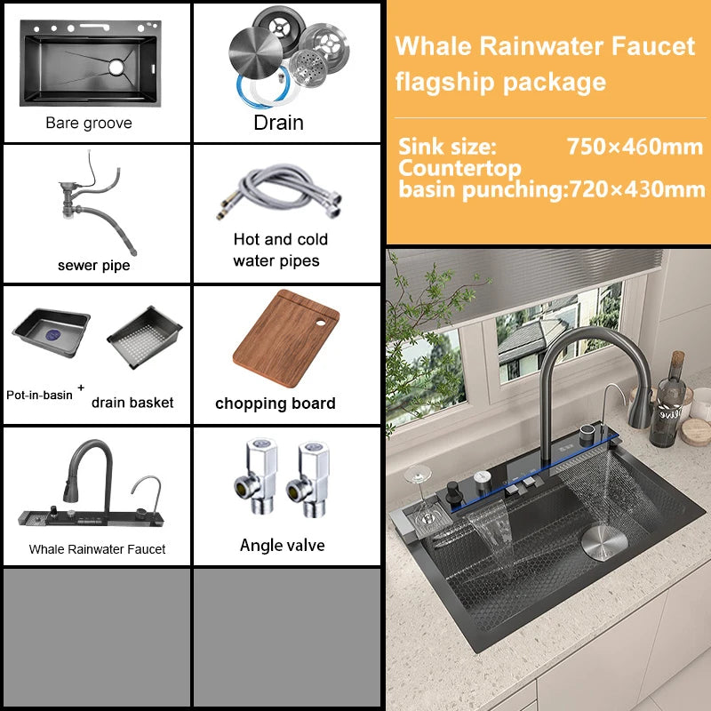 Embossed Single Slot Digital Wash Basin