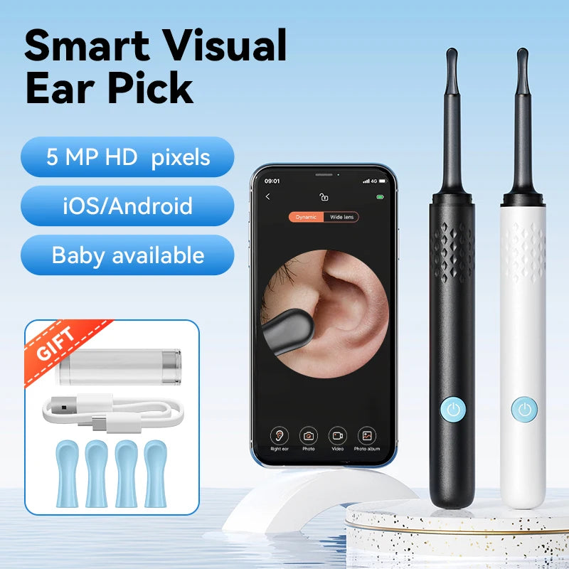 WIFI Visual Ear Cleaner Otoscope Camera - Ear Wax Removal Tool