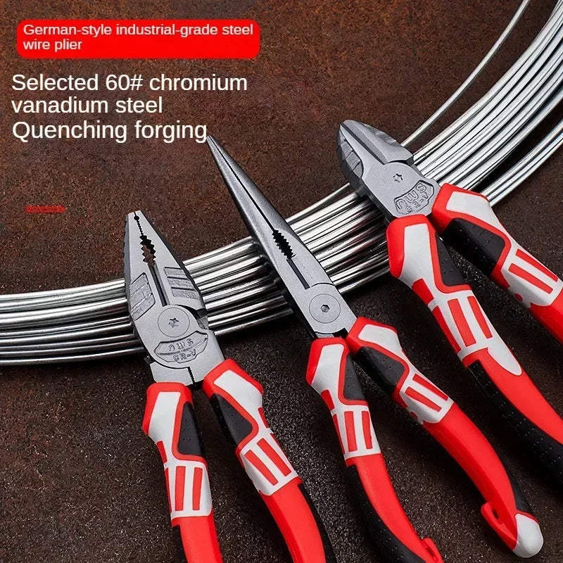 Industrial-Grade Multi-Functional Wire Pliers Set