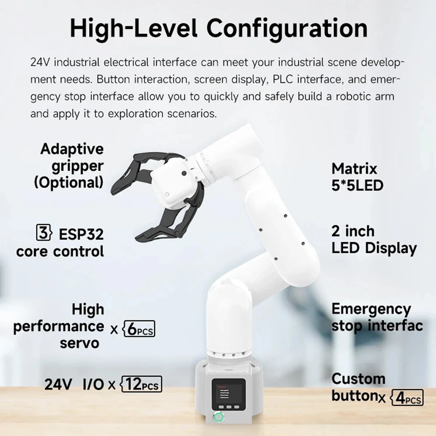 GenC 1KG Payload myCobot 320 M5 Programmable Robotic Arm