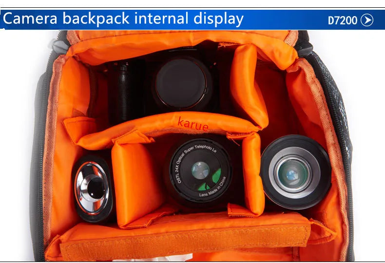 D7200 Digital Camera 33MP Auto Focus Professional DSLR Camera Telephoto Lens Wide Angle Lens Appareil Photo Bag