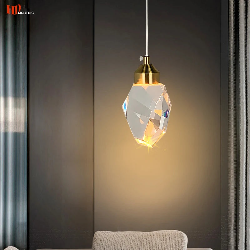 HD Luxury Crystal Pendant Lights