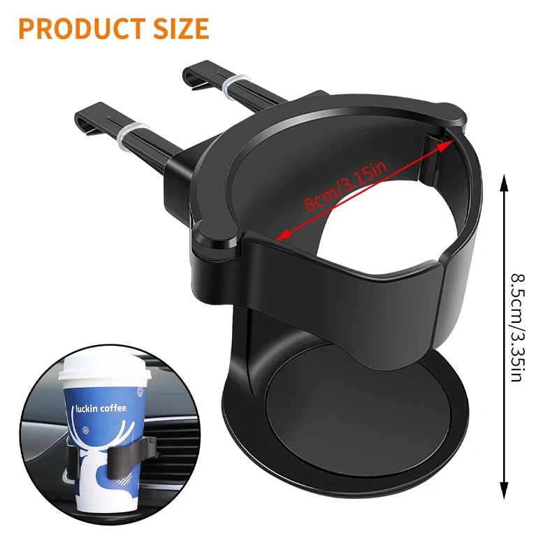 New Car Air Vent Cup Bottle Holder - In Car Bottle Holder