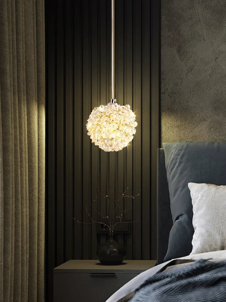 Modern Crystal Pendant Light - Corridor Lamp