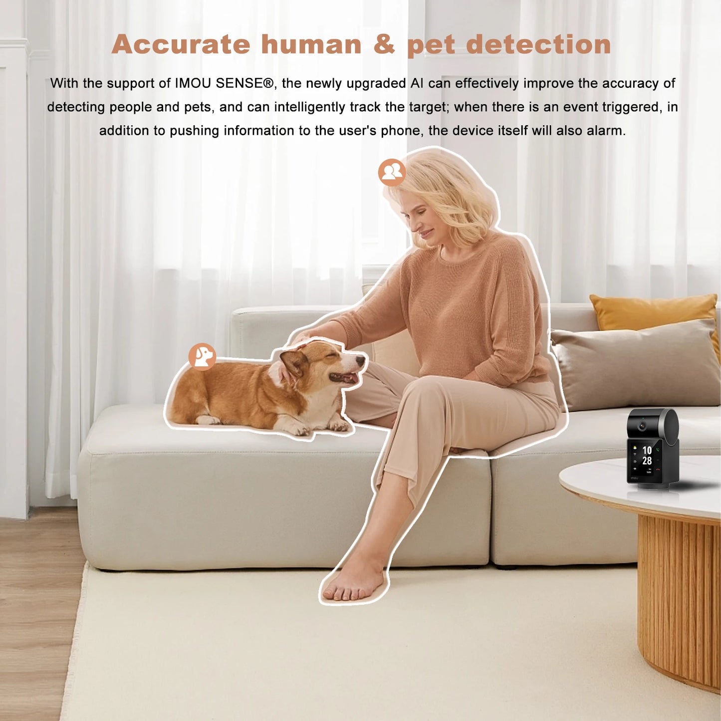 WIFI Enabled Smart Home Security with 360° Camera