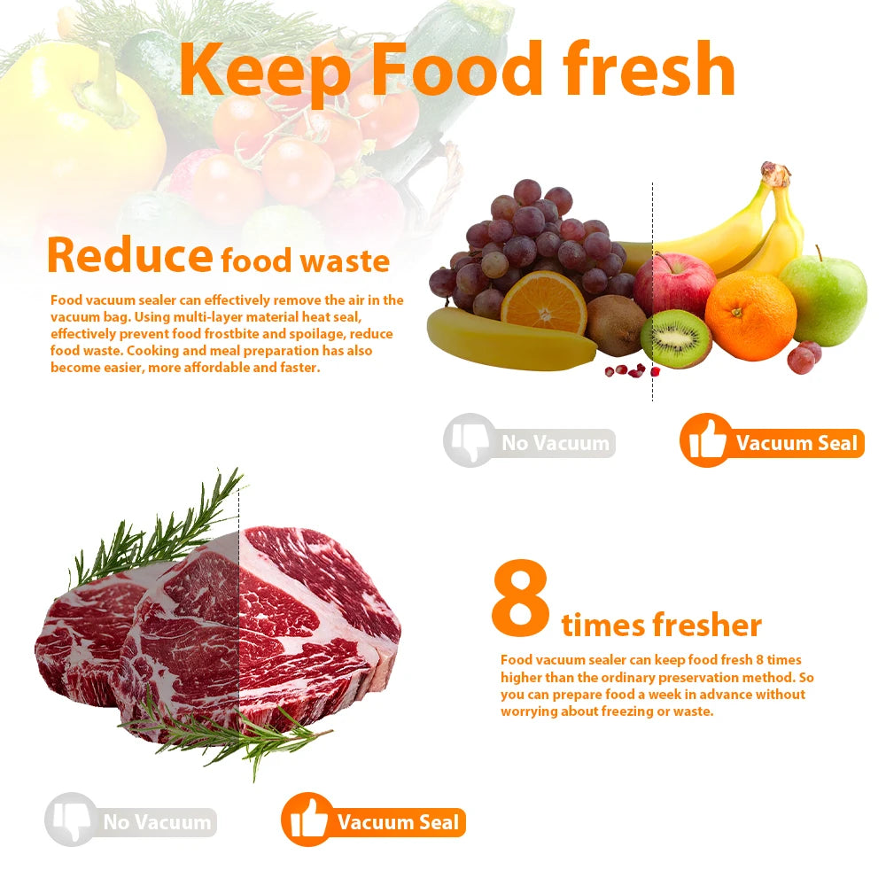 Low Noise Electric Food Vacuum Sealer