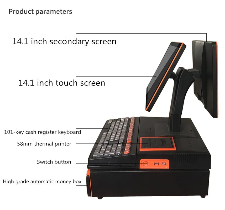 Complete 14.1" Touch POS Bundle