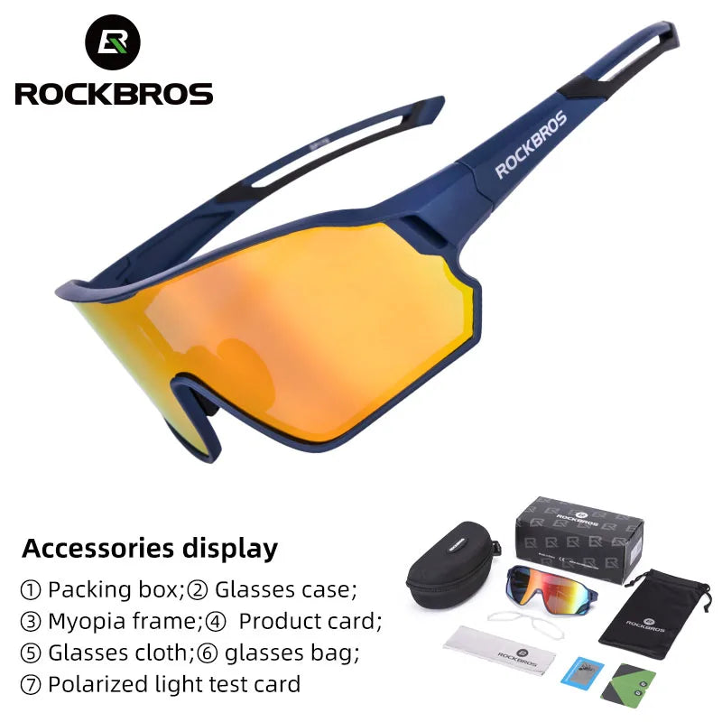 ROCKBROS Polarized Cycling Sunglasses | UV400 Protection