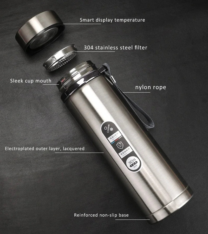 Smart Thermos Stainless Steel Tumbler