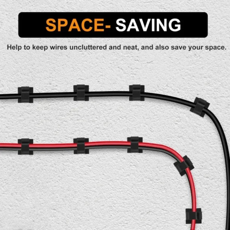 Self-Adhesive Cable Organizer Clips