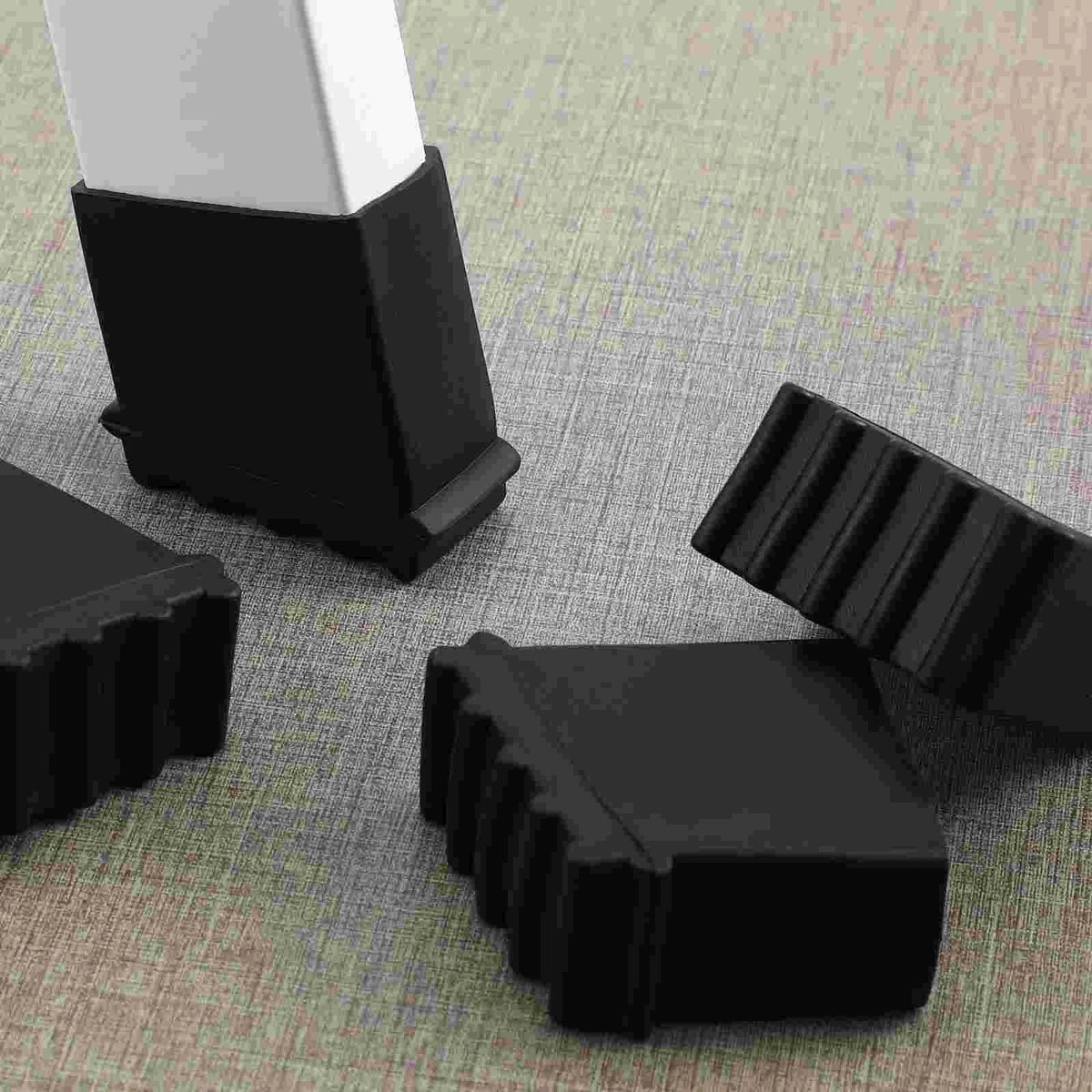 4 Pcs Household Ladder Foot Cover - Rubber Feet Chairs Telescoping Extension Pads For step ladders