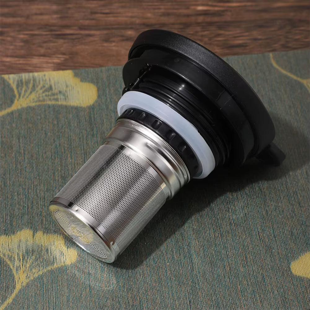 Steep in Style – Vintage Floral Tea Thermos with Built‑In Infuser