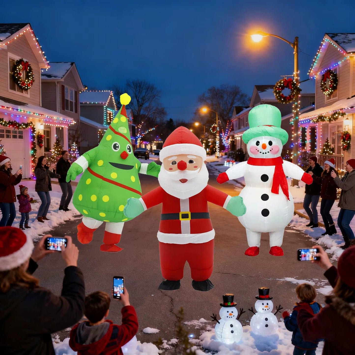 Inflatable Christmas Costumes – Humorous Holiday Outfits for Adults & Kids