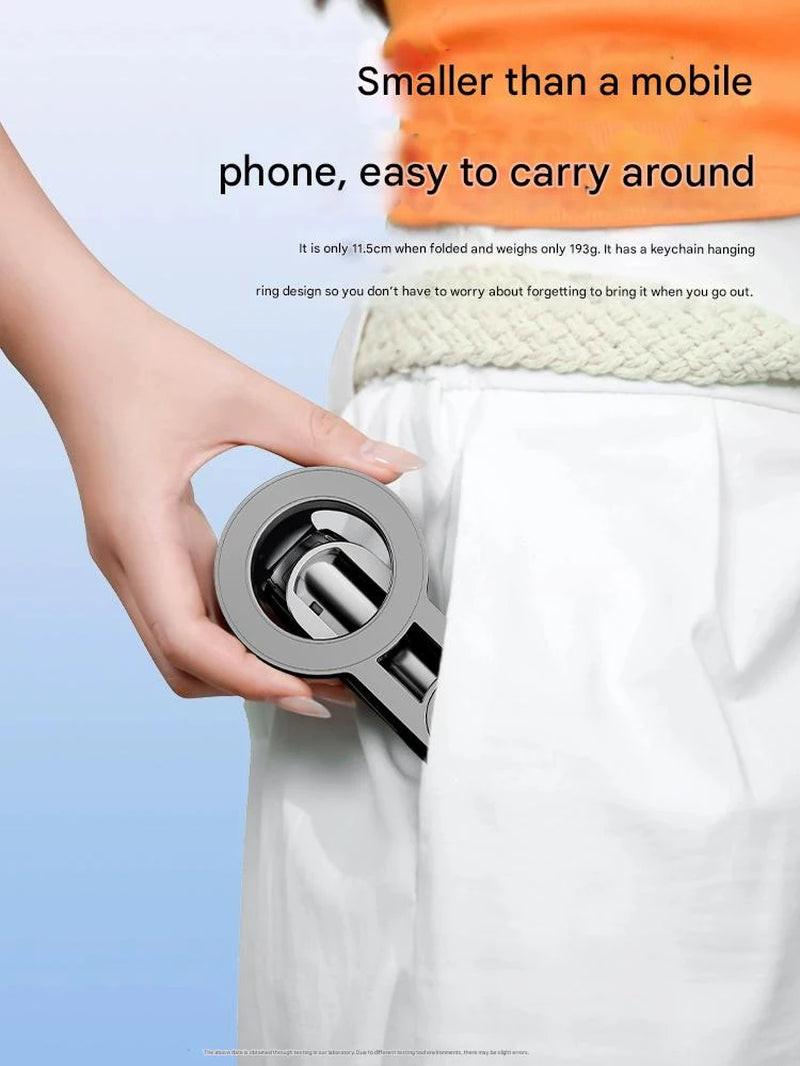 Premium 4‑in‑1 Selfie Stick with Wireless Remote, Magnetic Clip & 360° Rotation