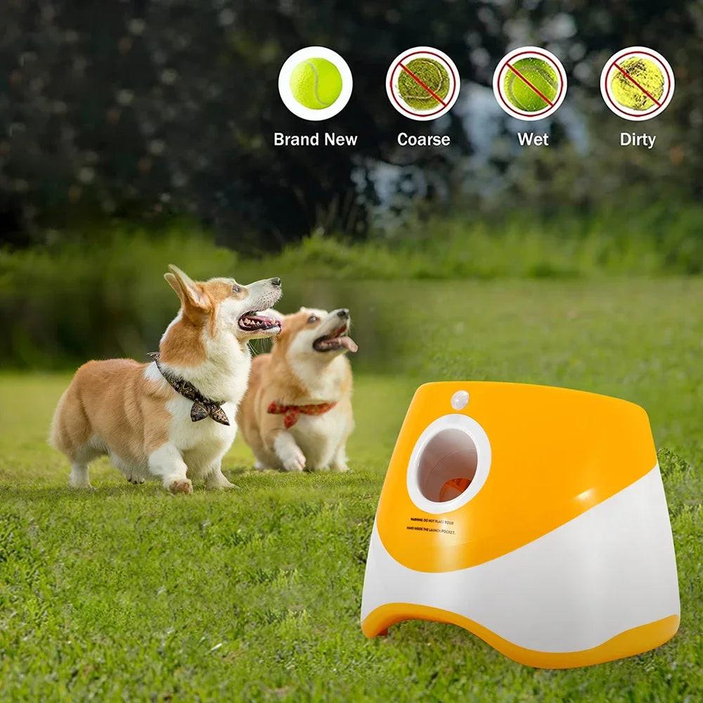 Automatic Dog Ball Launcher – Endless Fetch Fun with 3 Distance Settings for Happy, Active Dogs