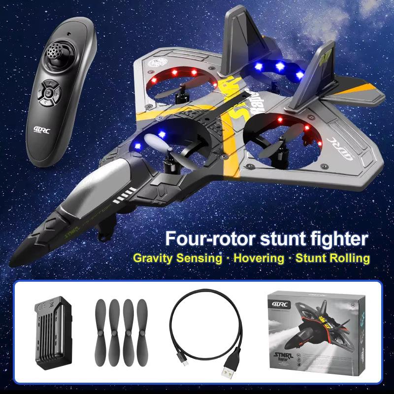 Take Flight with Confidence – V17 Foam RC Plane 2.4G Fighter Jet Glider for Beginners & Hobbyists