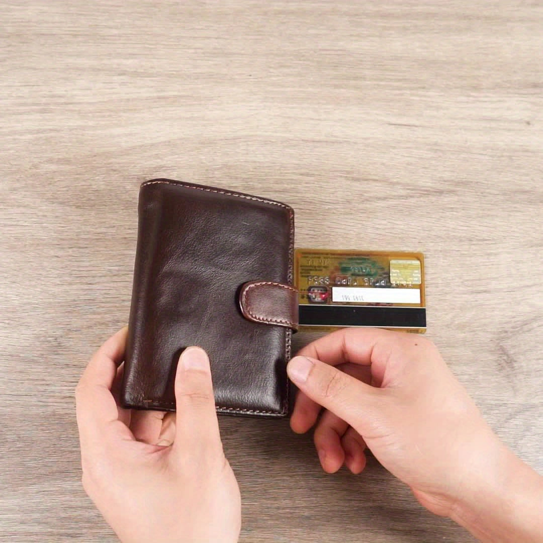 NIUCUNZH Men's Genuine Leather Wallet