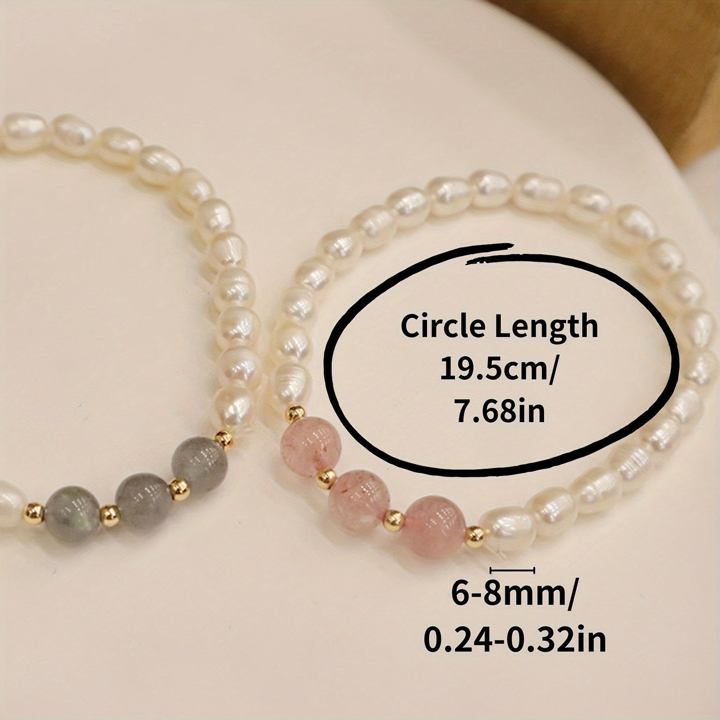 Natural Freshwater Pearl Unisex Bracelet