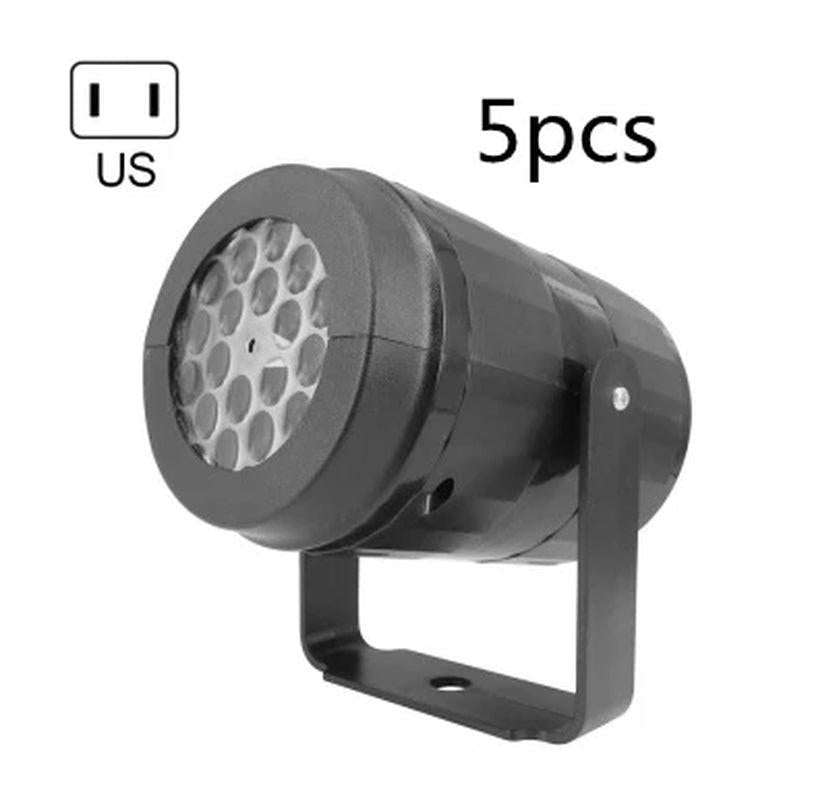 Rotating LED Snowflake Projector – 16 Festive Patterns for Indoor & Outdoor Use