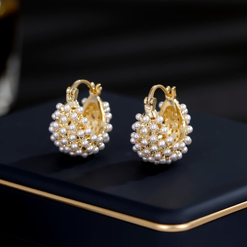 Elegant High Quality Imitation Pearl Earrings