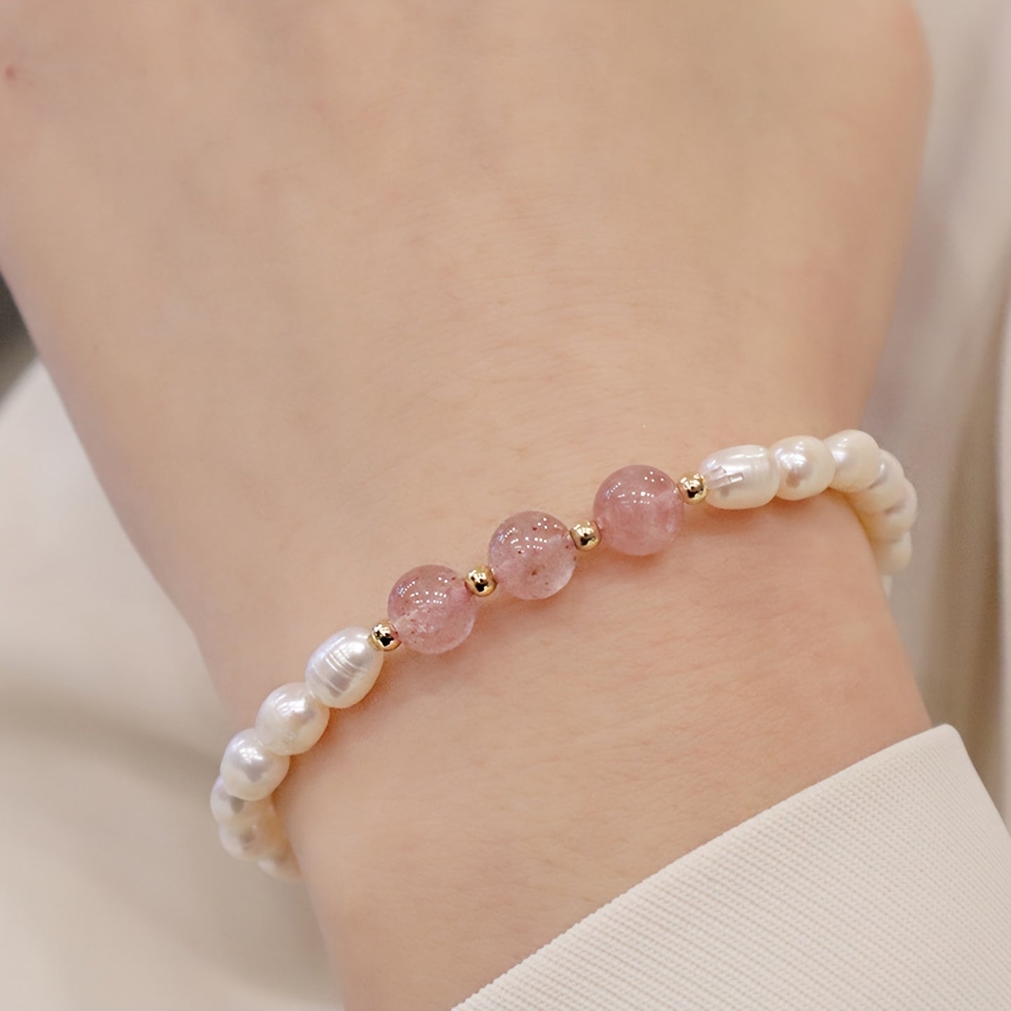 Natural Freshwater Pearl Unisex Bracelet